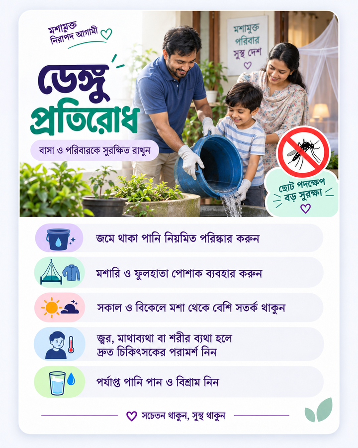 ডেঙ্গু প্রতিরোধ